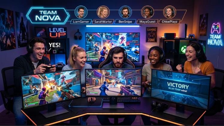 Play Online Games With Custom Teams